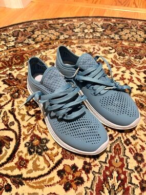 CROCS Light-Blue LiteRide Athletic Sneakers